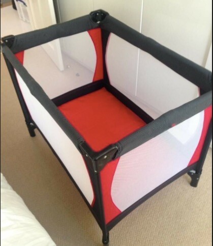 standard travel cot mattress size
